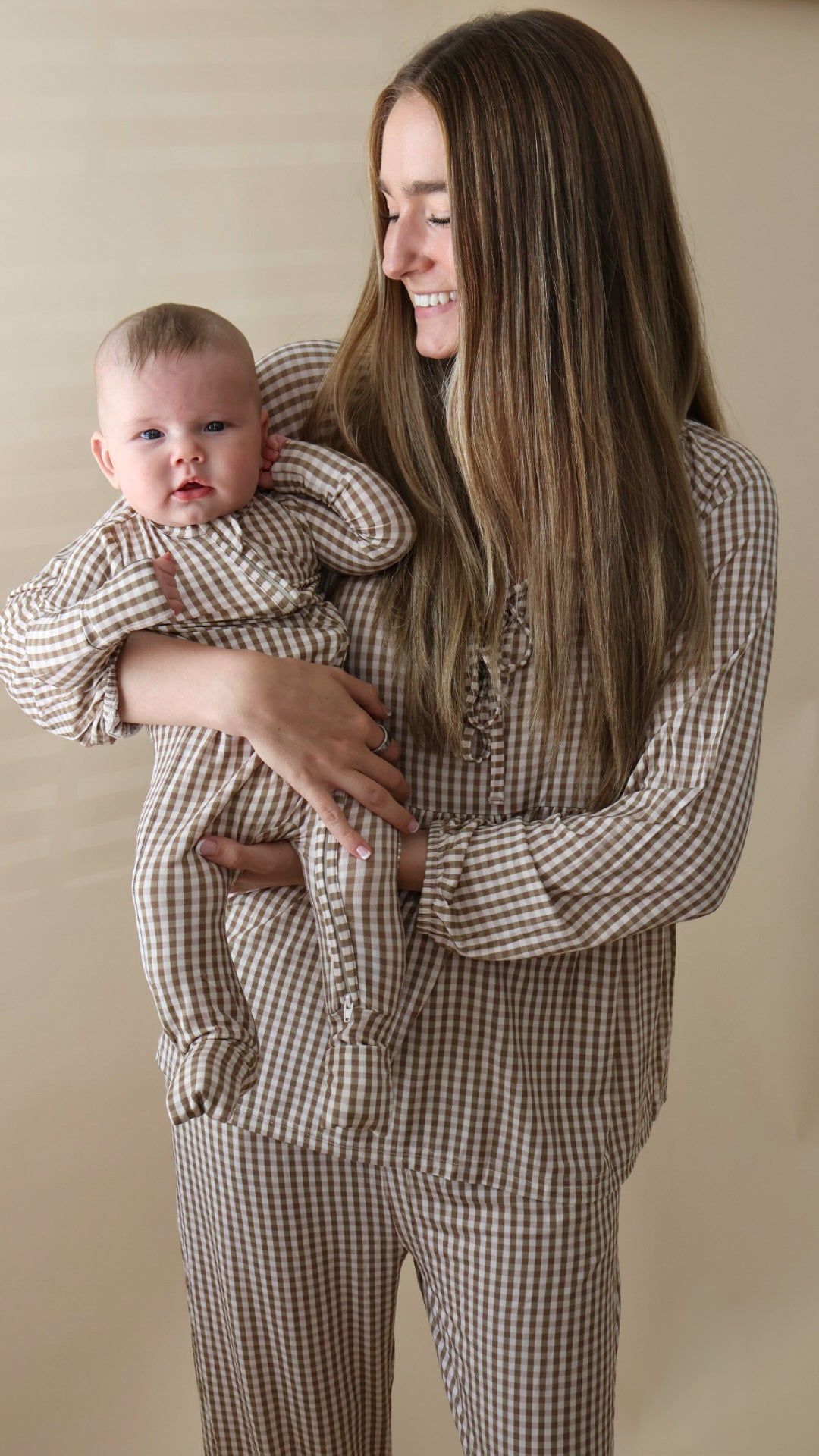 Women's Bamboo PJ Lounge Set (Gingham) – Luli & Sage – Bamboo