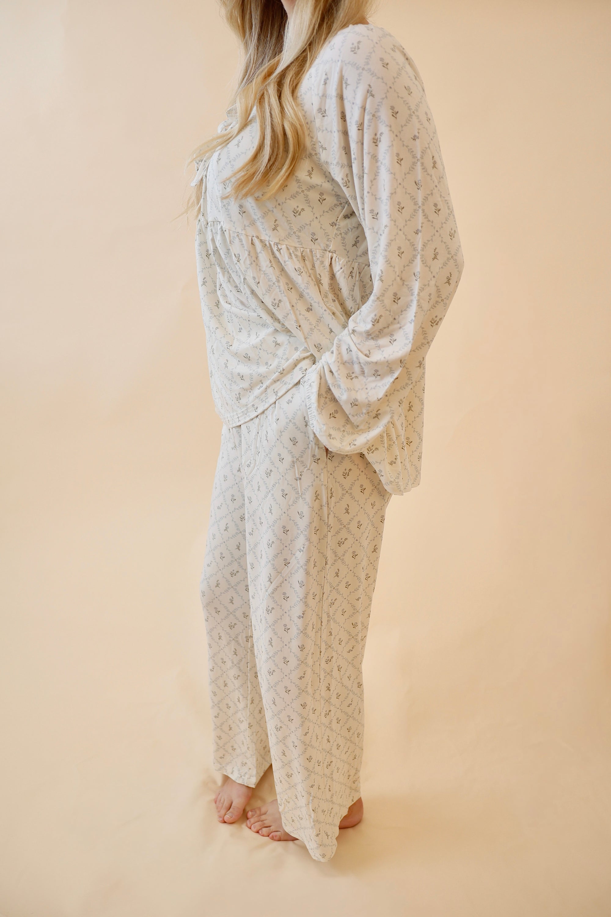 Women's Bamboo PJ Lounge Set (Vintage Floral)