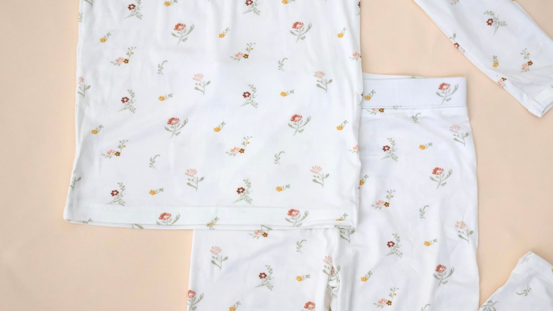 Toddler Bamboo PJ’S (Dainty Floral)